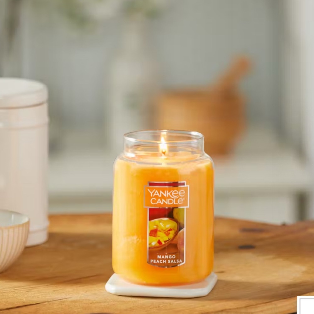 Yankee Candle Mango Peach Salsa Jar🥭